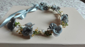 corona gris flores-pistilos y secas